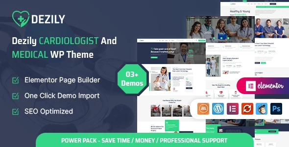 Dezily – Cardiology Medical WordPress Theme