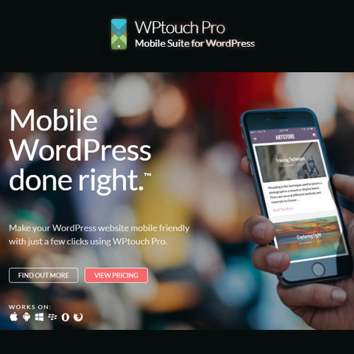 WPtouch Pro | Mobile Suite for WordPress