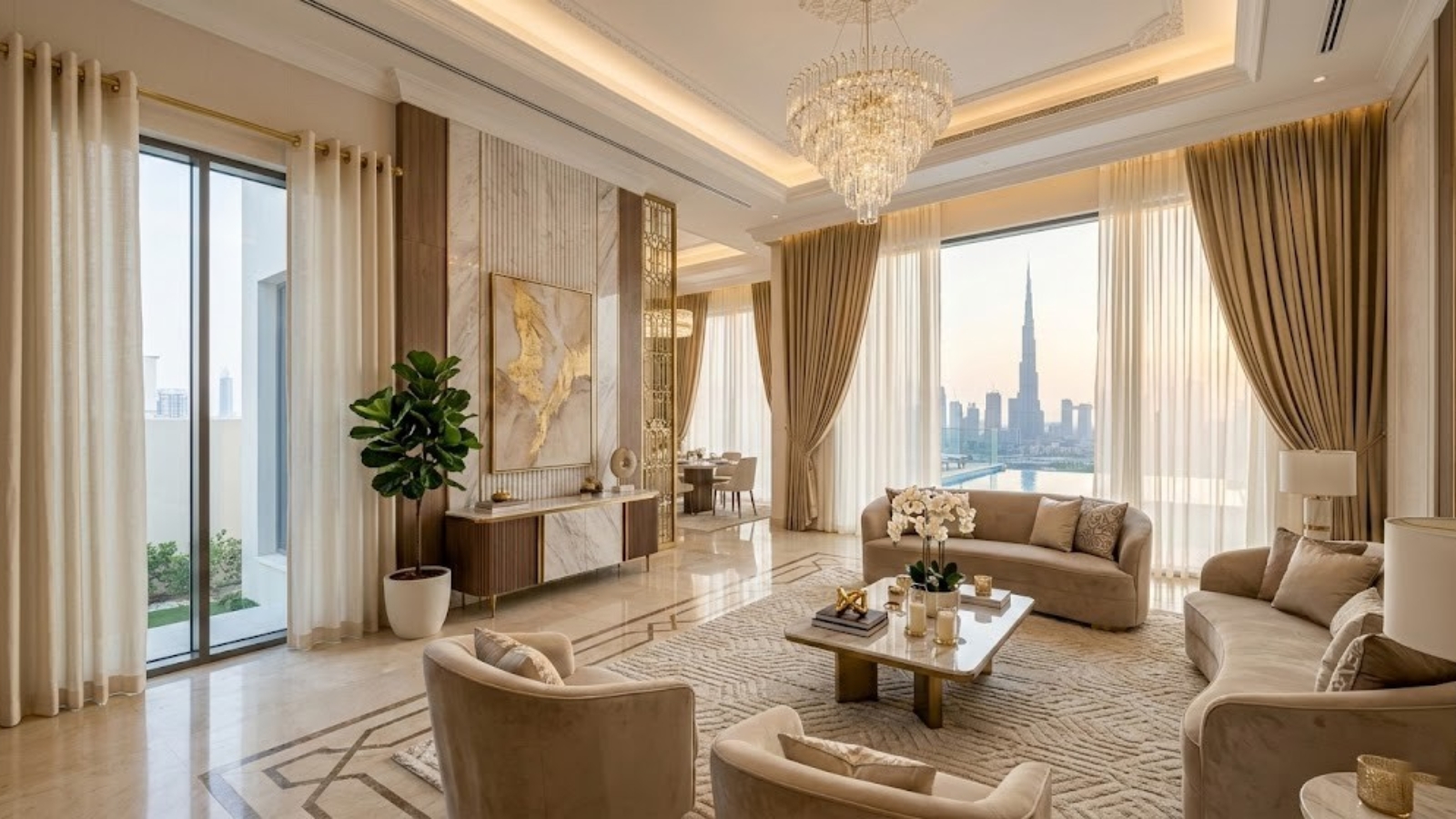 Luxury Curtain Ideas for Villas in Dubai