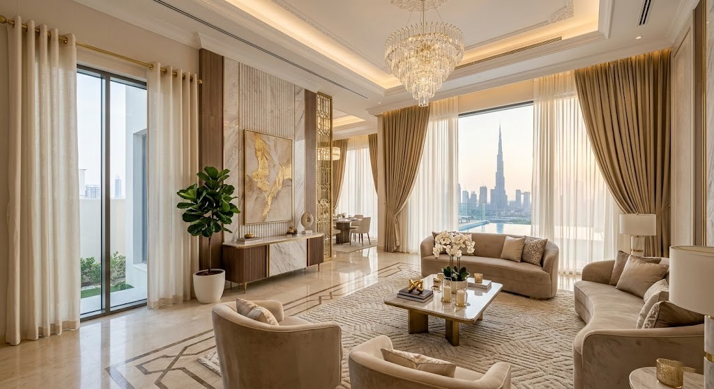 Luxury Curtain Ideas for Villas in Dubai