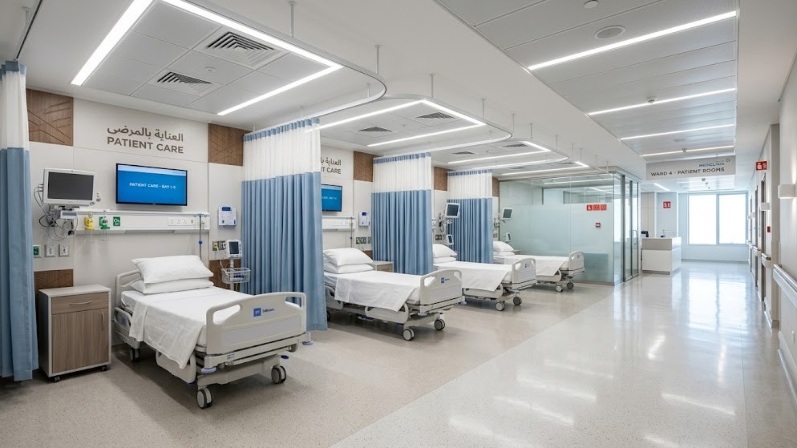 Hospital Curtain Installation Guide UAE