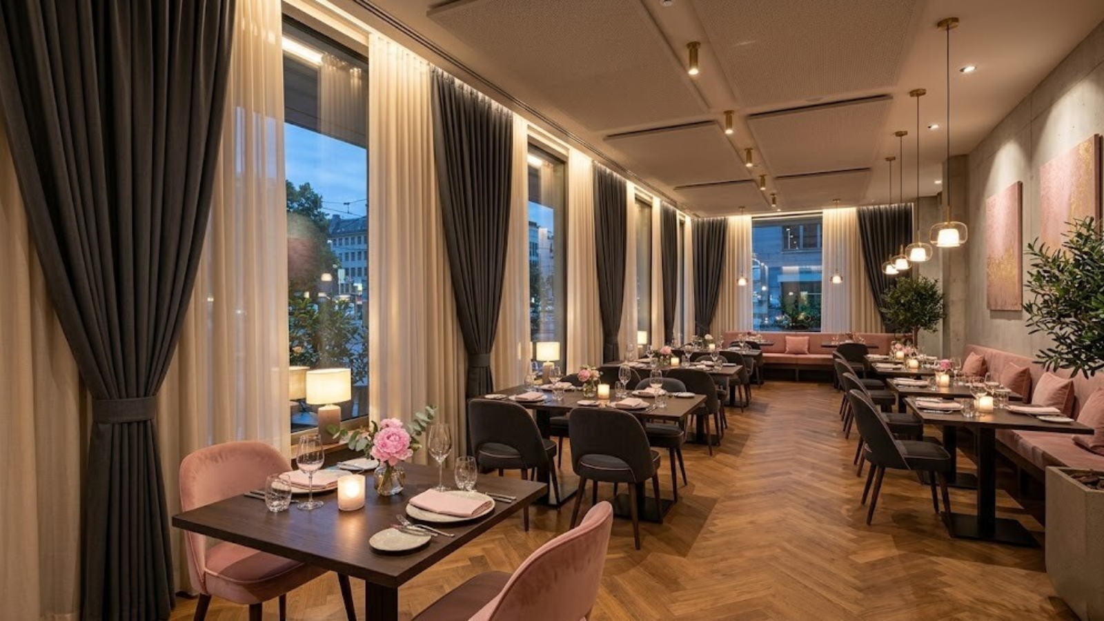 Restaurant Curtain Design Ideas