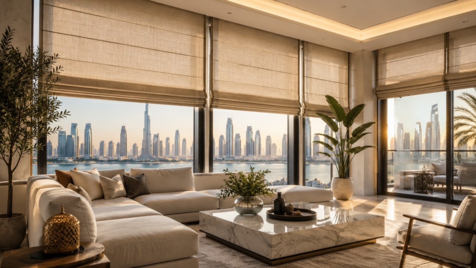Roman Blinds in Dubai
